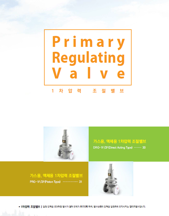 1차 압력 조절 밸브